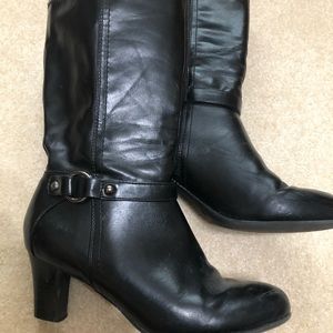 Black Booties with Heel